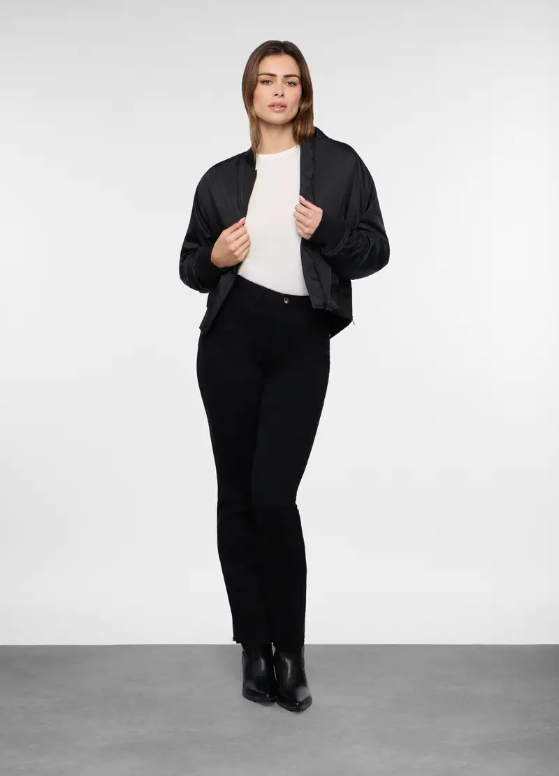 Bomber Imbottito Donna, Nero