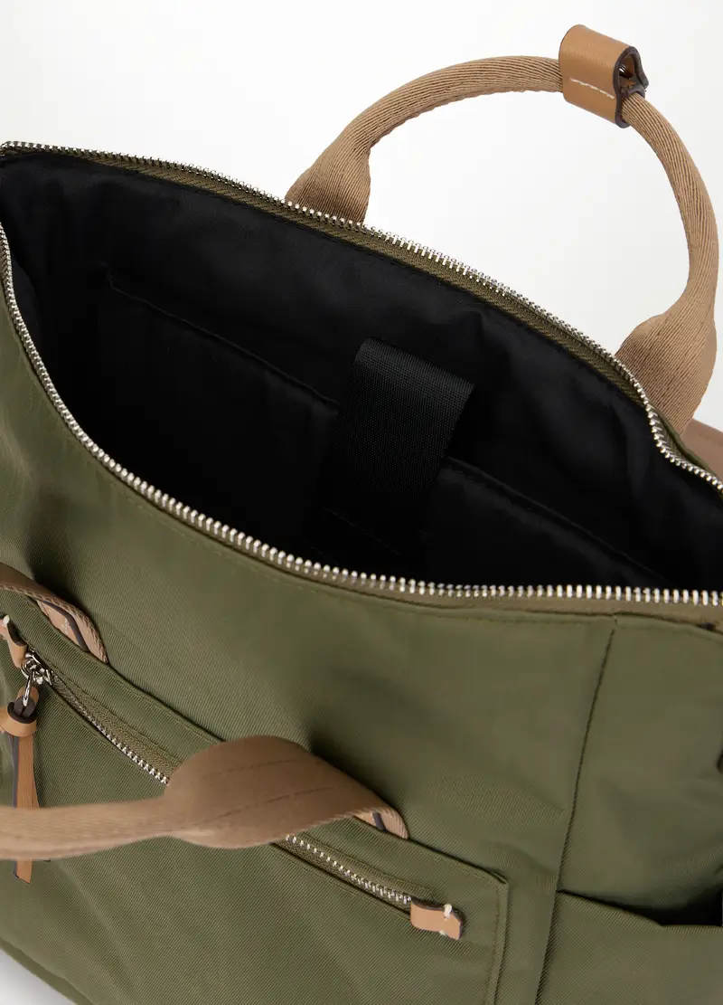 Borsa A Zainetto Donna, Verde chiaro miniatura 3