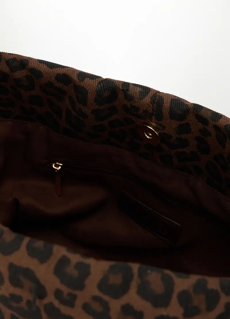Borsa Animalier Donna, Marrone scuro miniatura 3