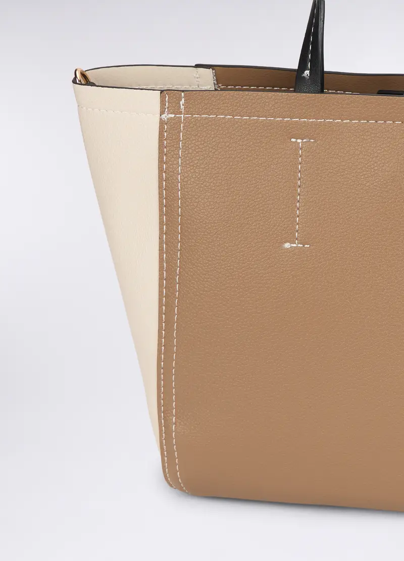 Borsa In Eco Pelle Donna, Marrone cioccolato miniatura 2