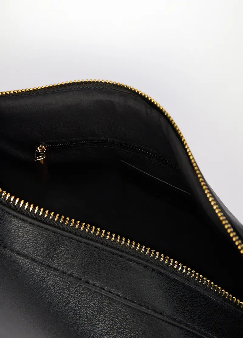 Borsa In Eco Pelle Donna, Nero miniatura 3