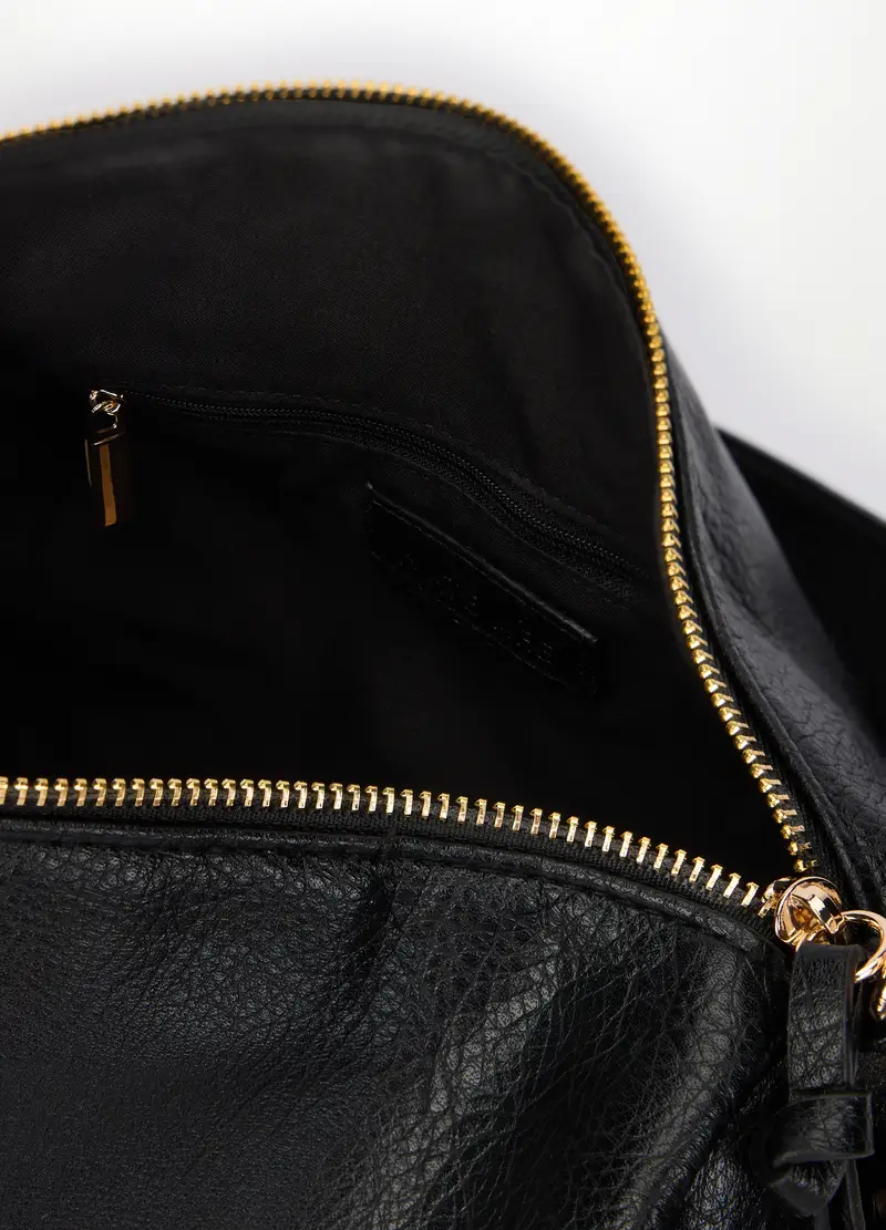 Borsa In Eco Pelle Donna, Nero miniatura 3