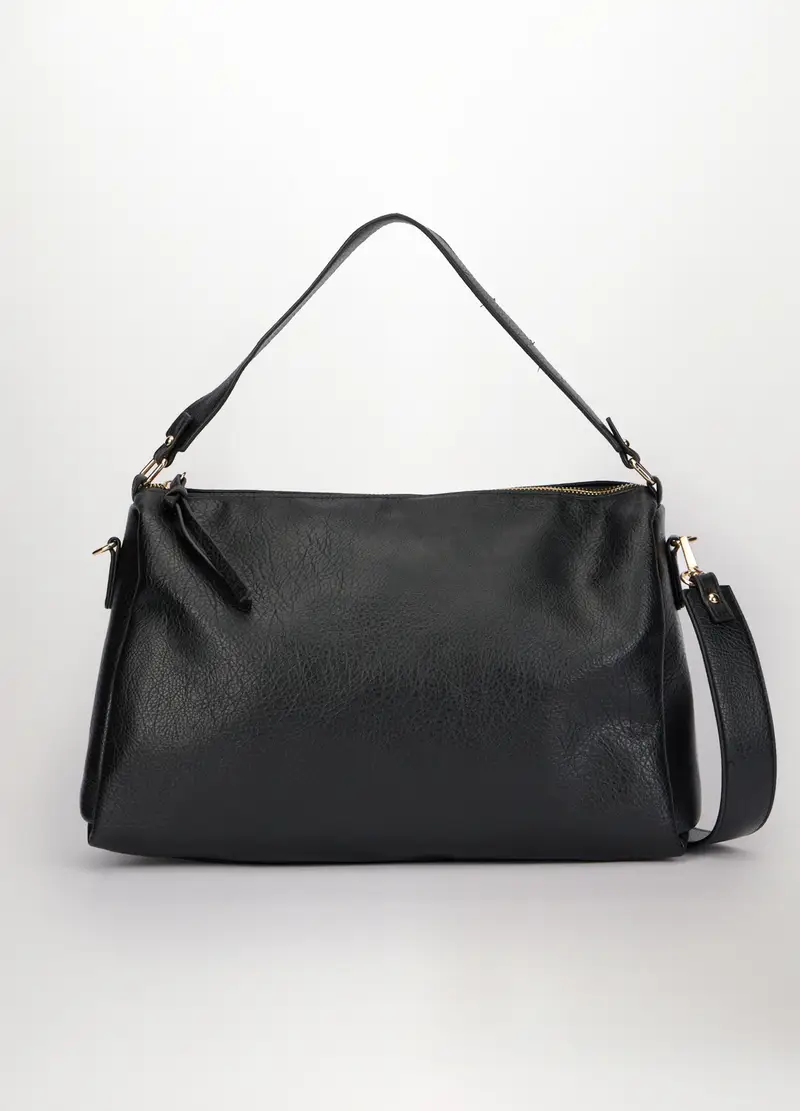 Borsa In Eco Pelle Donna, Nero
