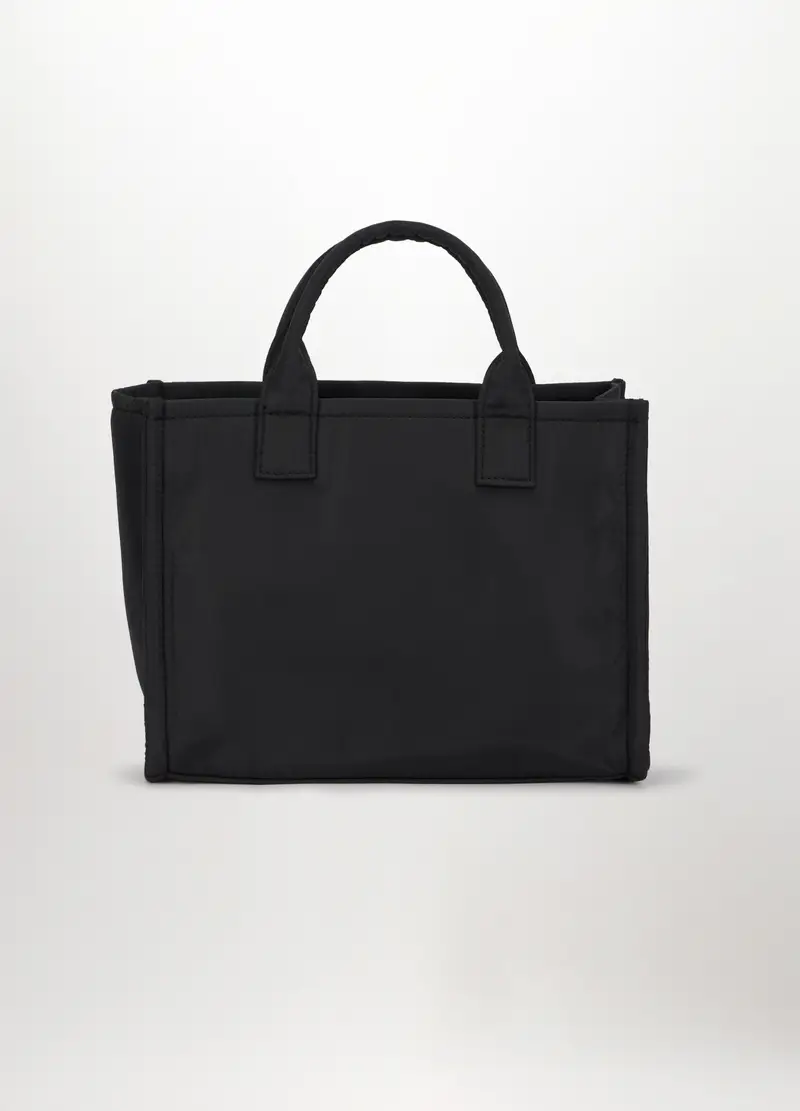 Borsa In Tessuto Donna, Nero miniatura 2