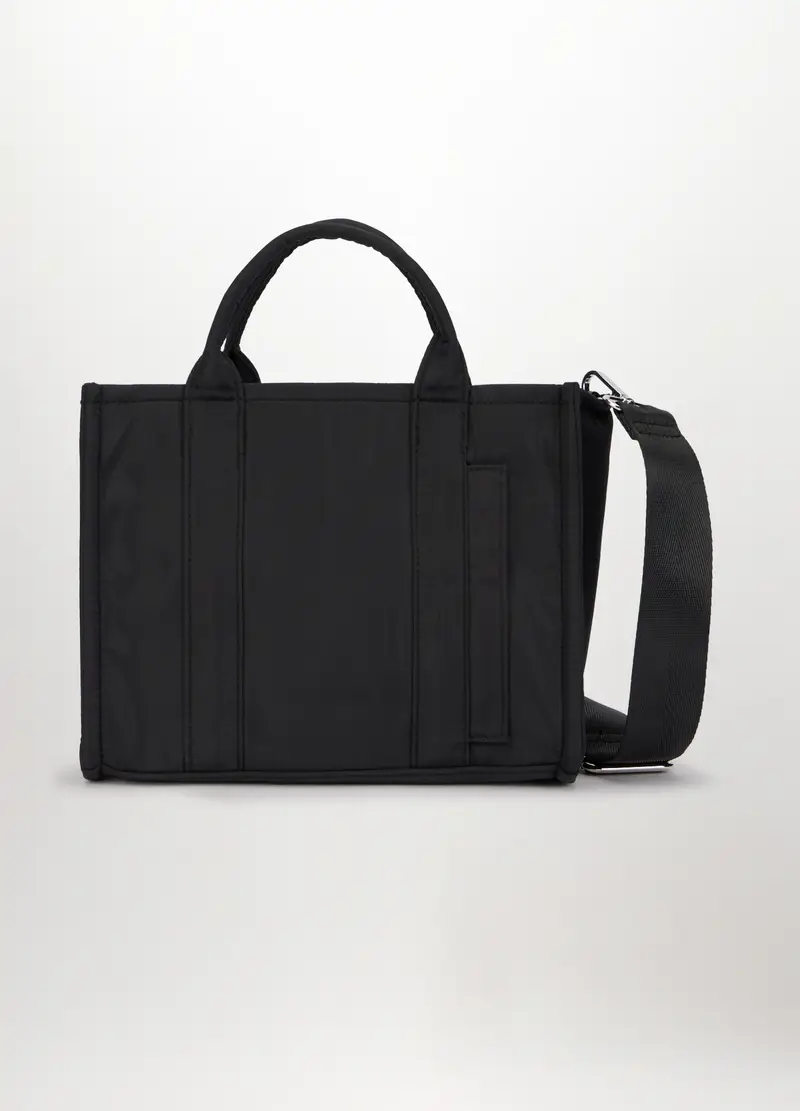 Borsa In Tessuto Donna, Nero