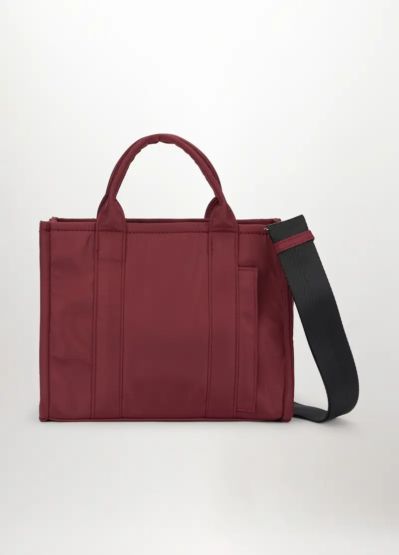 Borsa In Tessuto Donna, Rosso scuro