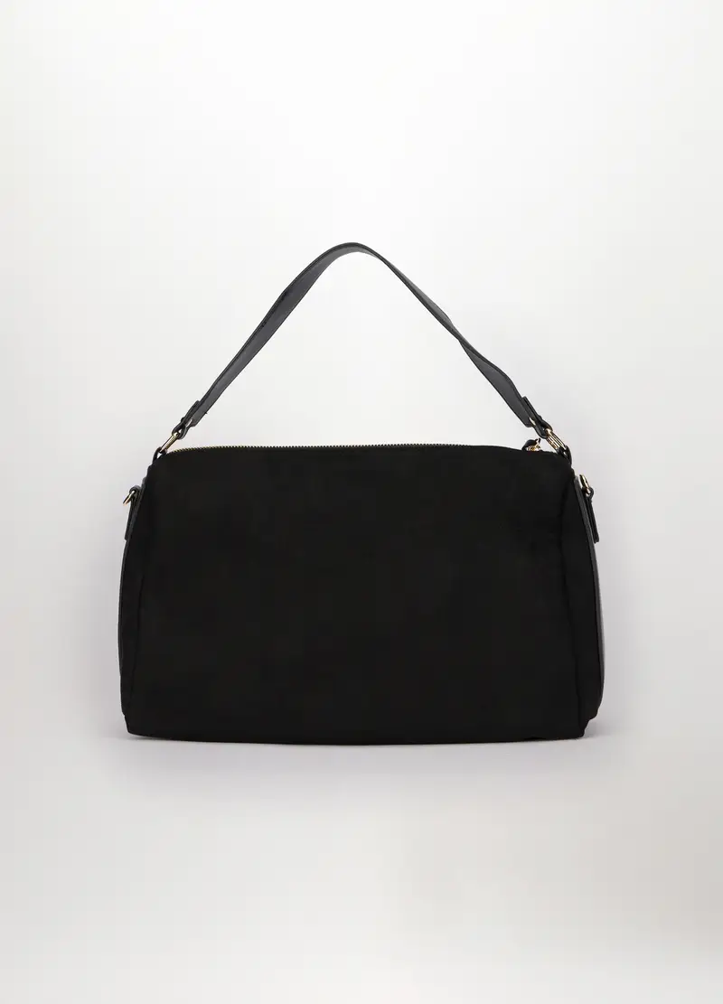 , Borsa Scamosciata Donna, Nero miniatura 2