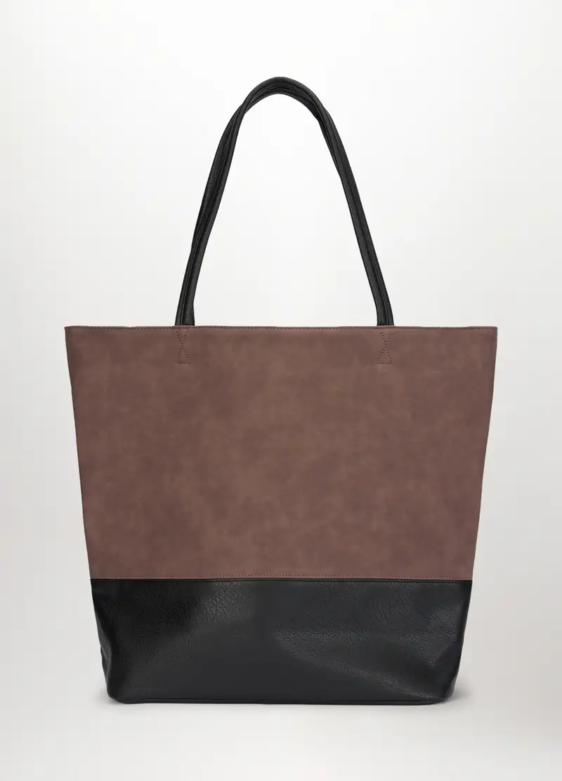 Borsa Shopper Donna, Marrone