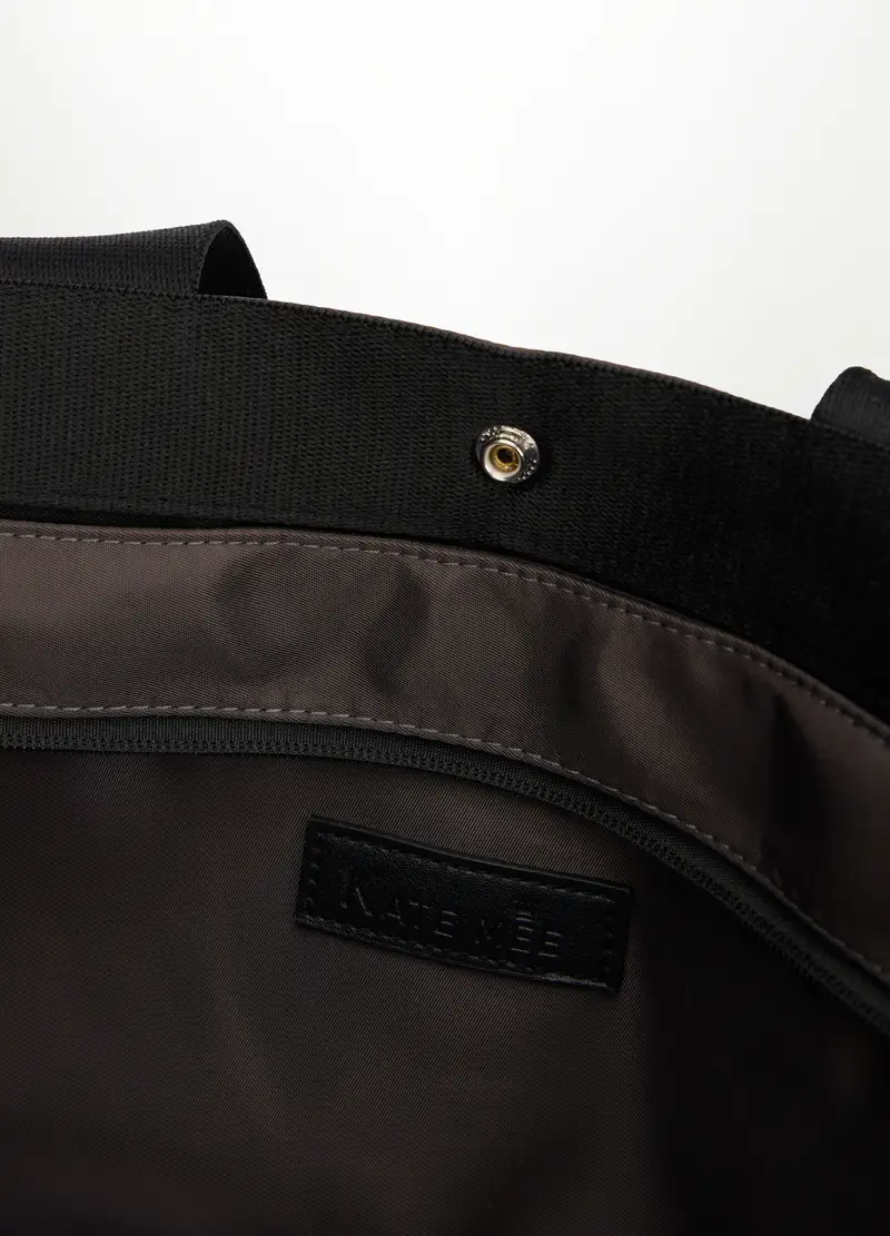 Borsa Shopper Donna, Marrone scuro miniatura 3