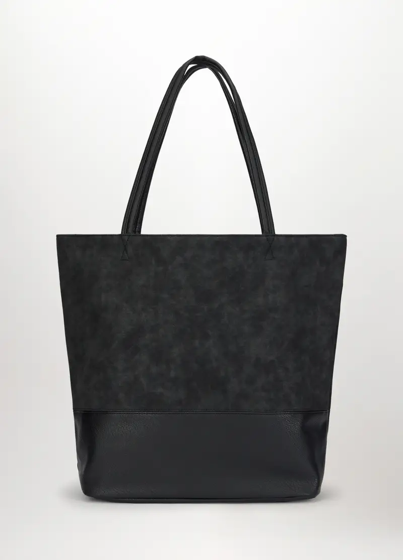 , Borsa Shopper Donna, Nero miniatura 2