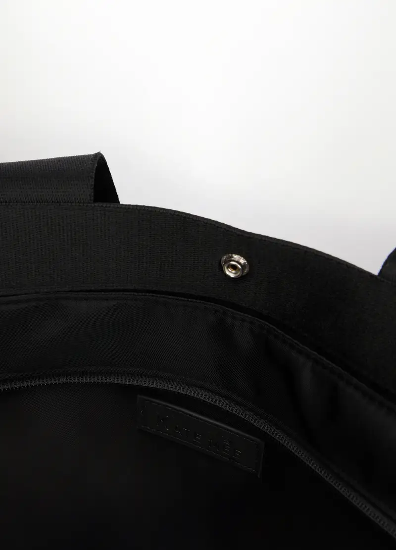 , Borsa Shopper Donna, Nero miniatura 3