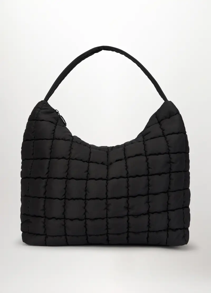 Borsa Trapuntata Donna, Nero