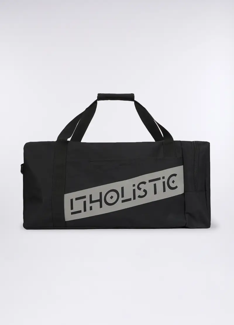 Borsone Da Palestra Logato Uomo, Nero