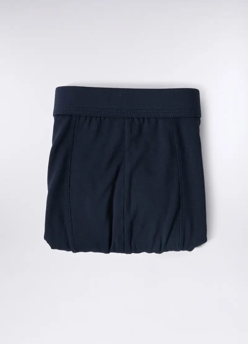Boxer In Viscosa Di Bambù Uomo, Blu scuro
