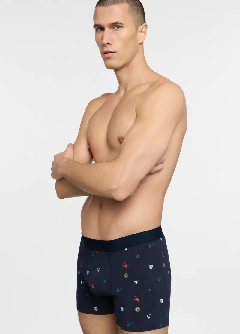 Upim Boxer Uomo Blu 4222408 miniatura 3