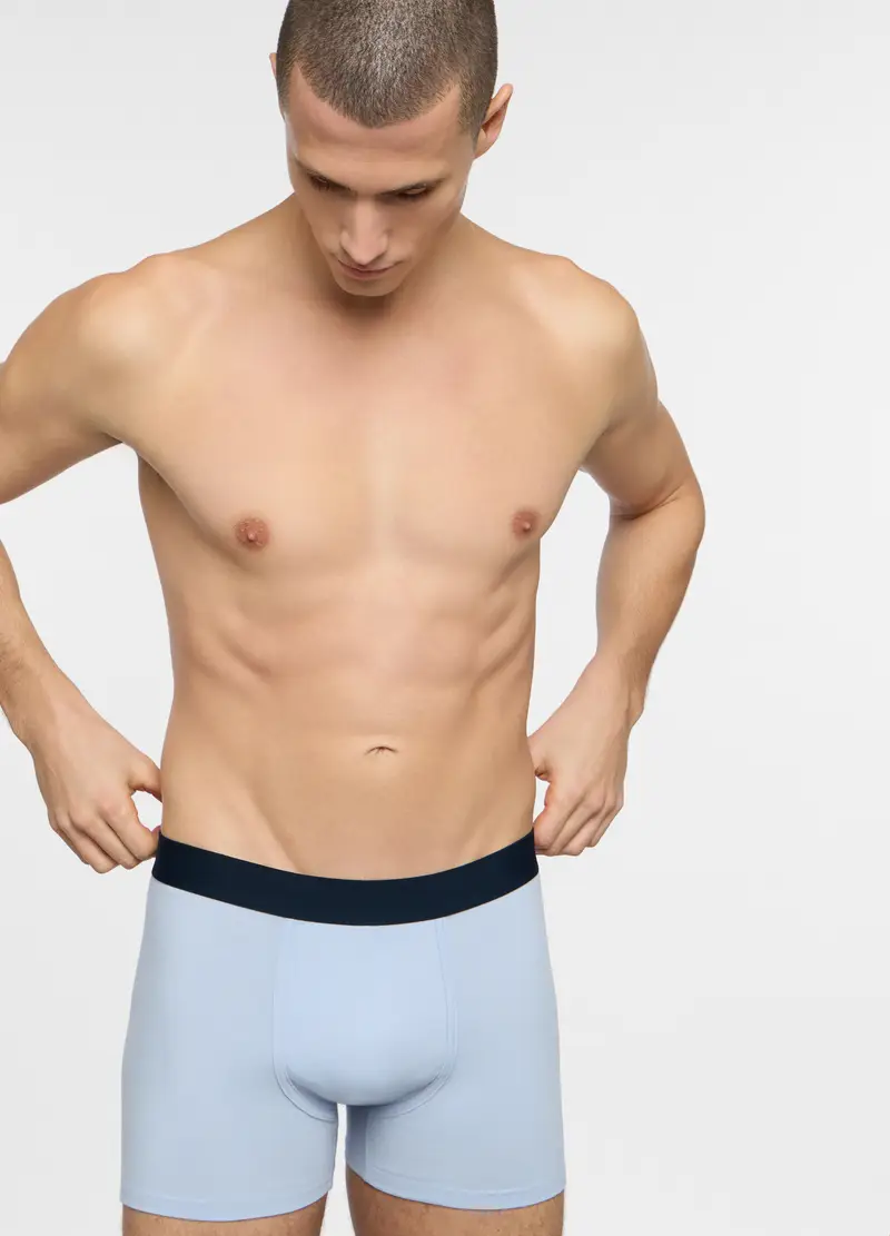 Upim Boxer Uomo Azzurro 4222410 miniatura 2