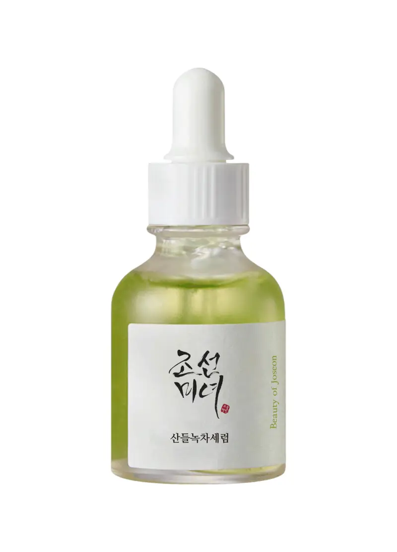 Calming Serum Green Tea & Panthenol - Skincare Coreana, Donna, Bianco