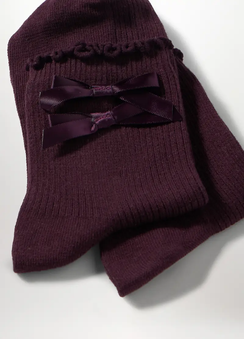 Upim Calze Donna Bordeaux 3189442 miniatura 2