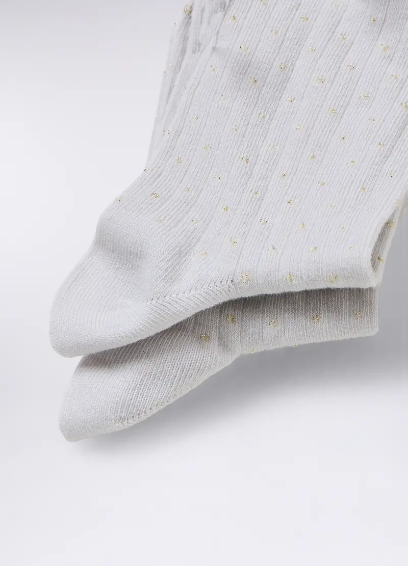 Calze Corte Stretch Donna, Grigio chiaro miniatura 2