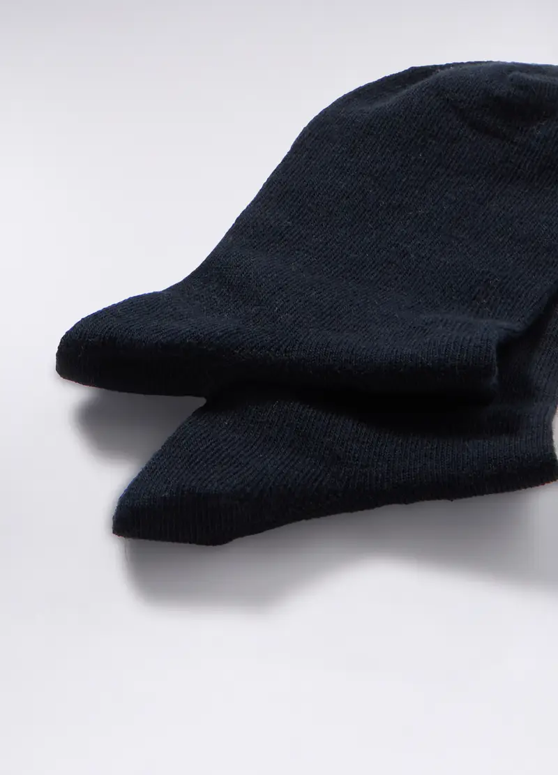 Calzini Alla Caviglia In Cotone Stretch Uomo, Unisex, Blu scuro miniatura 2