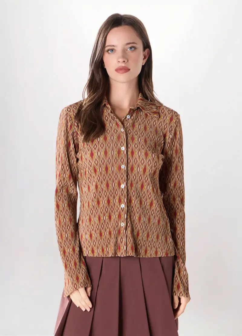 Upim, Camicia Con Stampa Donna, Arancione scuro, Taglia: XL