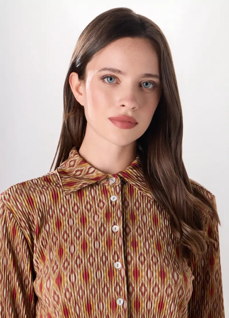 Upim, Camicia Con Stampa Donna, Arancione scuro, Taglia: XL miniatura 2