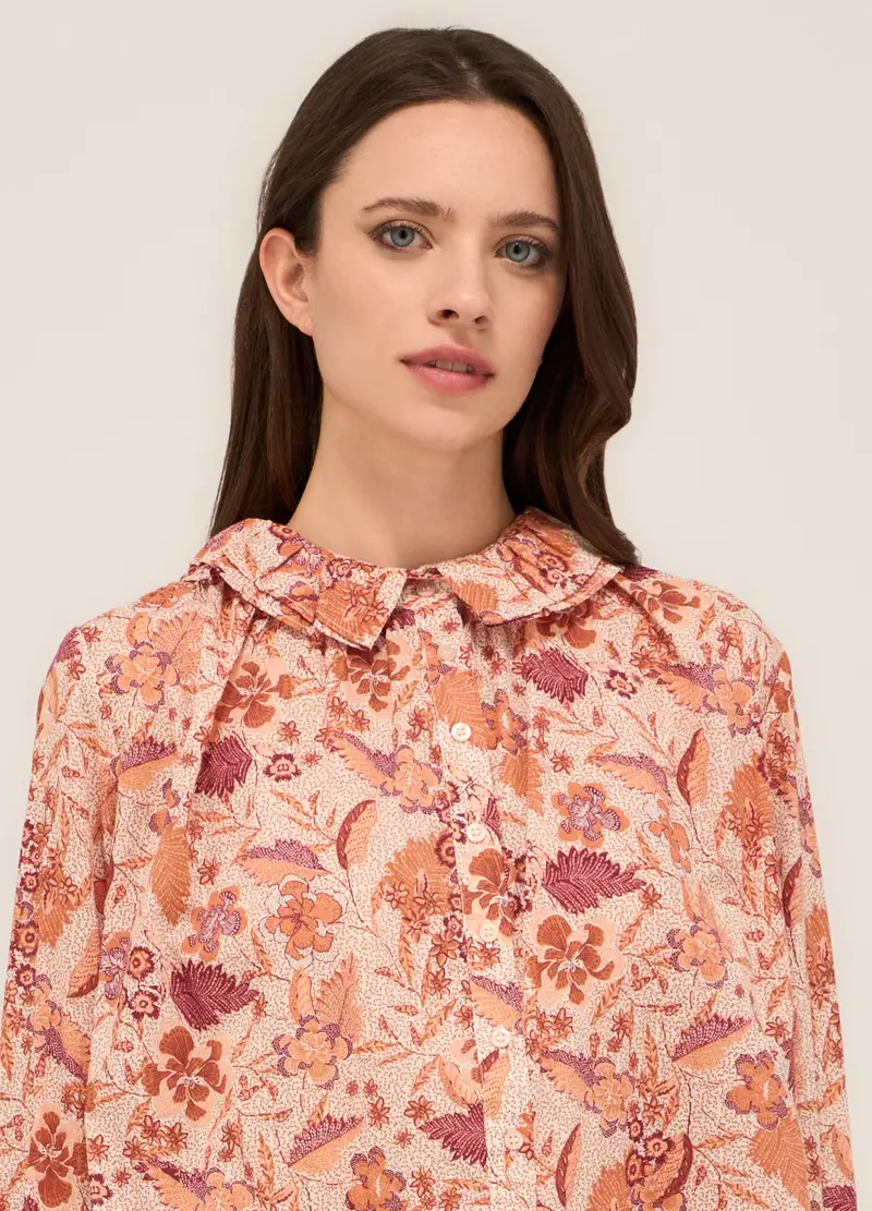 Upim, Camicia In Puro Cotone Voile Donna, Arancione scuro, Taglia: XS miniatura 2