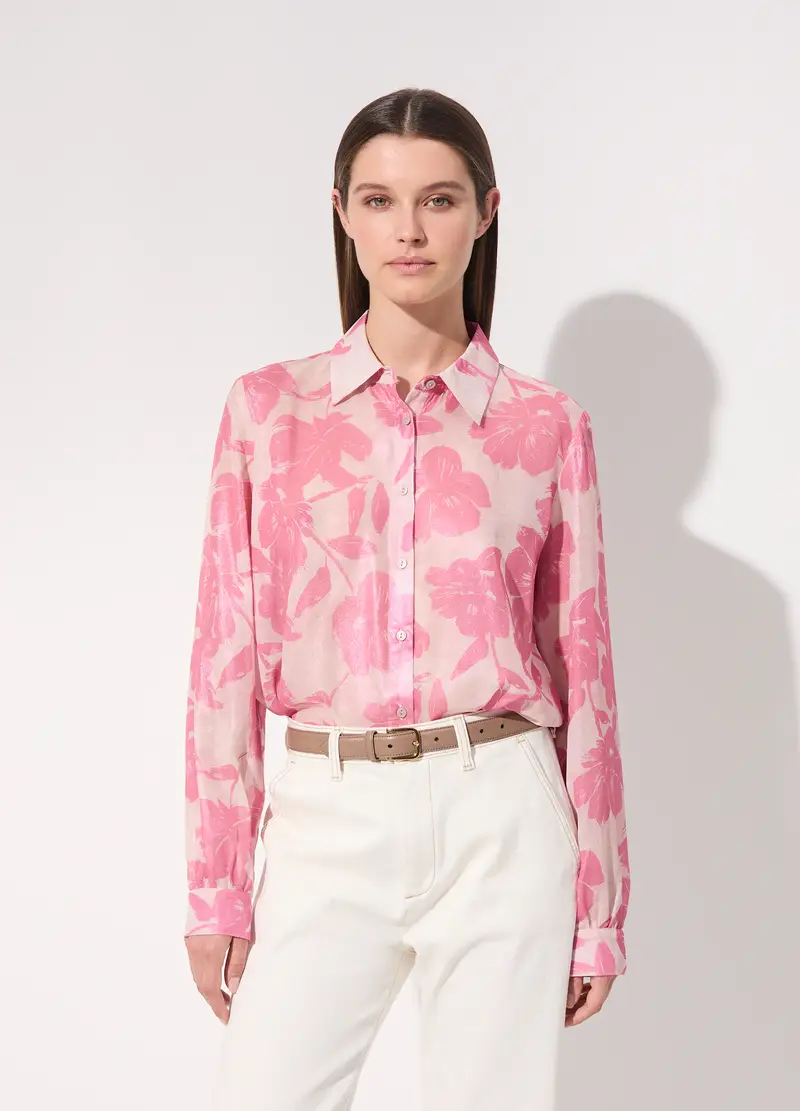 Camicia Laminata Donna, Unisex, Rosa fuxia miniatura 2