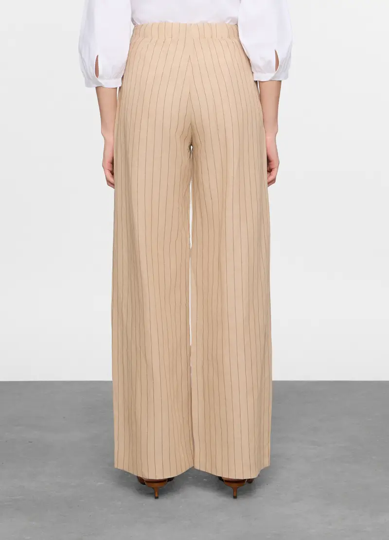 Camicia Regular Fit Con Scollo A V Donna, Bianco gesso miniatura 2