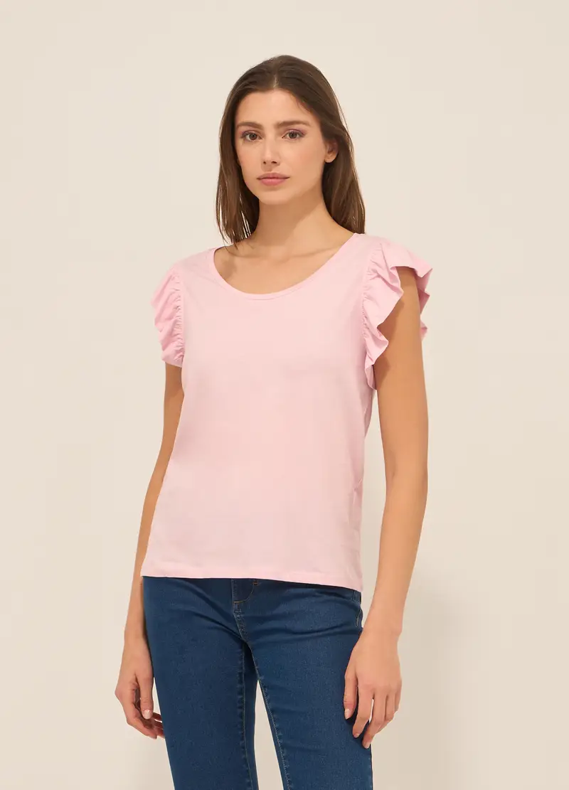 Upim, Canotta In Jersey Di Puro Cotone Donna, Rosa chiaro, Taglia: S