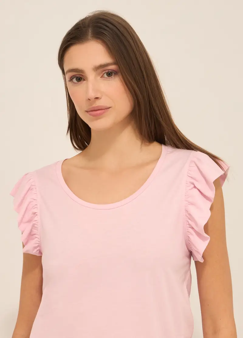 Upim, Canotta In Jersey Di Puro Cotone Donna, Rosa chiaro, Taglia: S miniatura 2