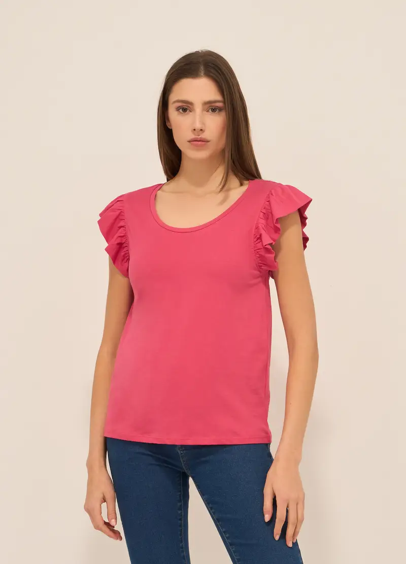 Upim, Canotta In Jersey Di Puro Cotone Donna, Rosa scuro, Taglia: S