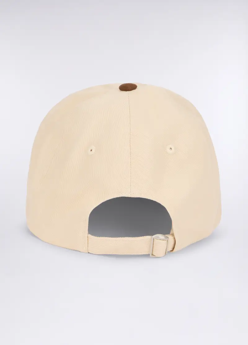 Cappello Baseball Con Logo Uomo, Bianco avorio miniatura 2