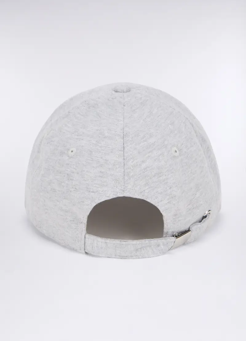 Cappello Baseball In Jersey Uomo, Grigio chiaro melange miniatura 2