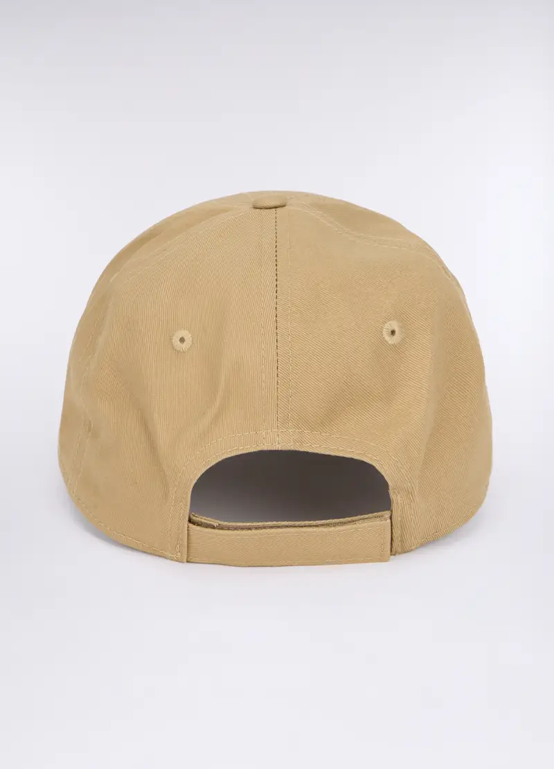 Cappello Baseball In Twill Di Cotone Uomo, Beige scuro miniatura 2
