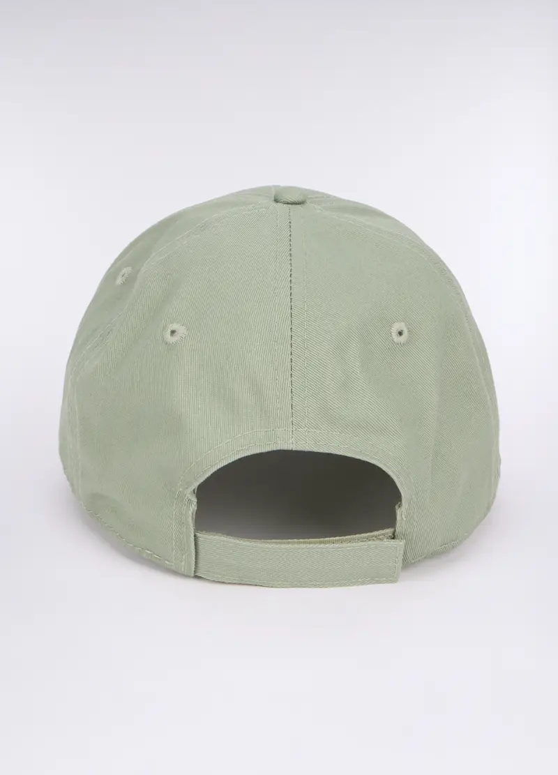 Cappello Baseball In Twill Di Cotone Uomo, Verde salvia miniatura 2
