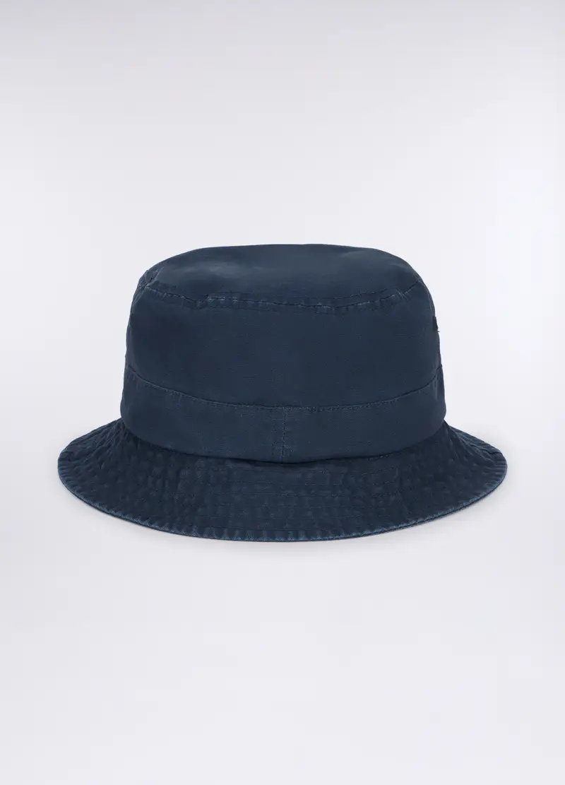 Cappello Bucket In Cotone Uomo, Blu elettrico miniatura 2