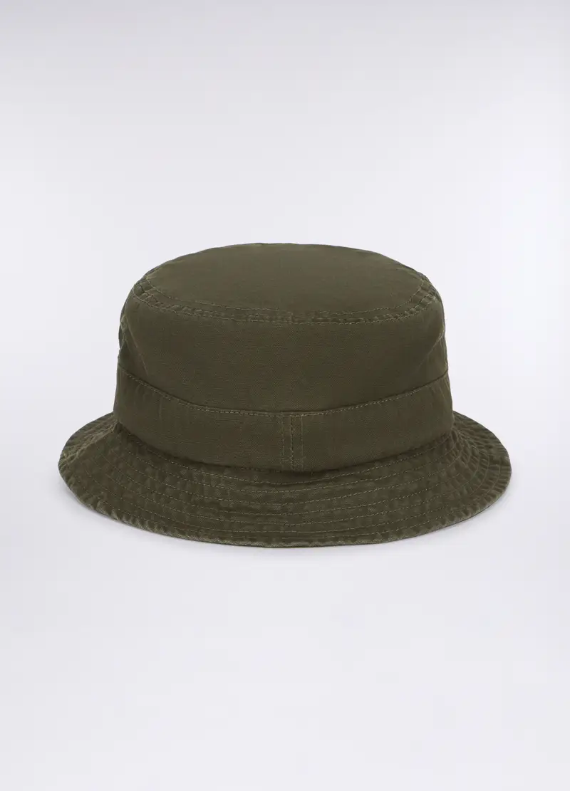 Cappello Bucket In Cotone Uomo, Verde muschio