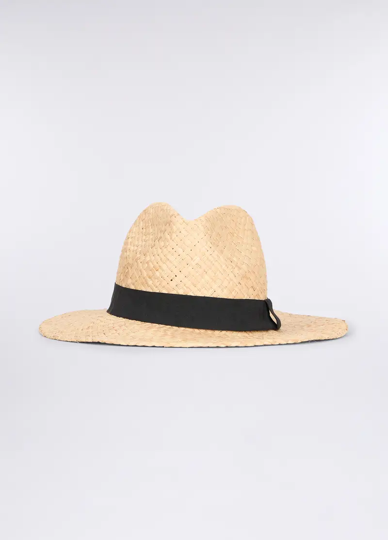 Cappello In Paglia Donna, Beige chiaro