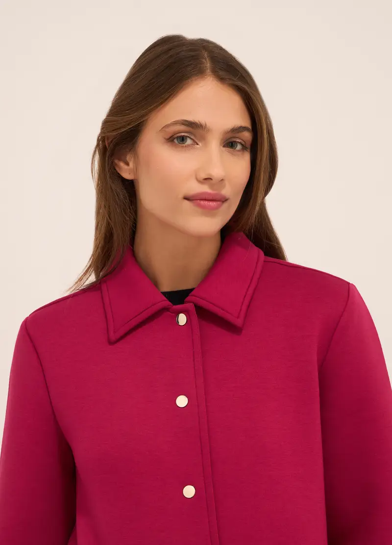 Upim, Cappotto In Neoprene Donna, Rosa lampone, Taglia: S miniatura 2