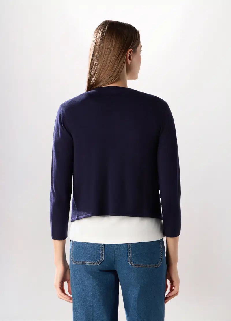 Upim Cardigan Donna Blu 4255077 miniatura 2