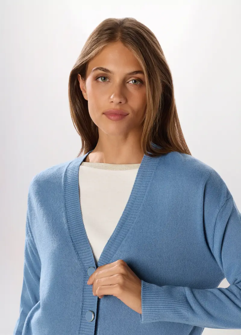 Upim Cardigan Donna Azzurro 3106423 miniatura 3