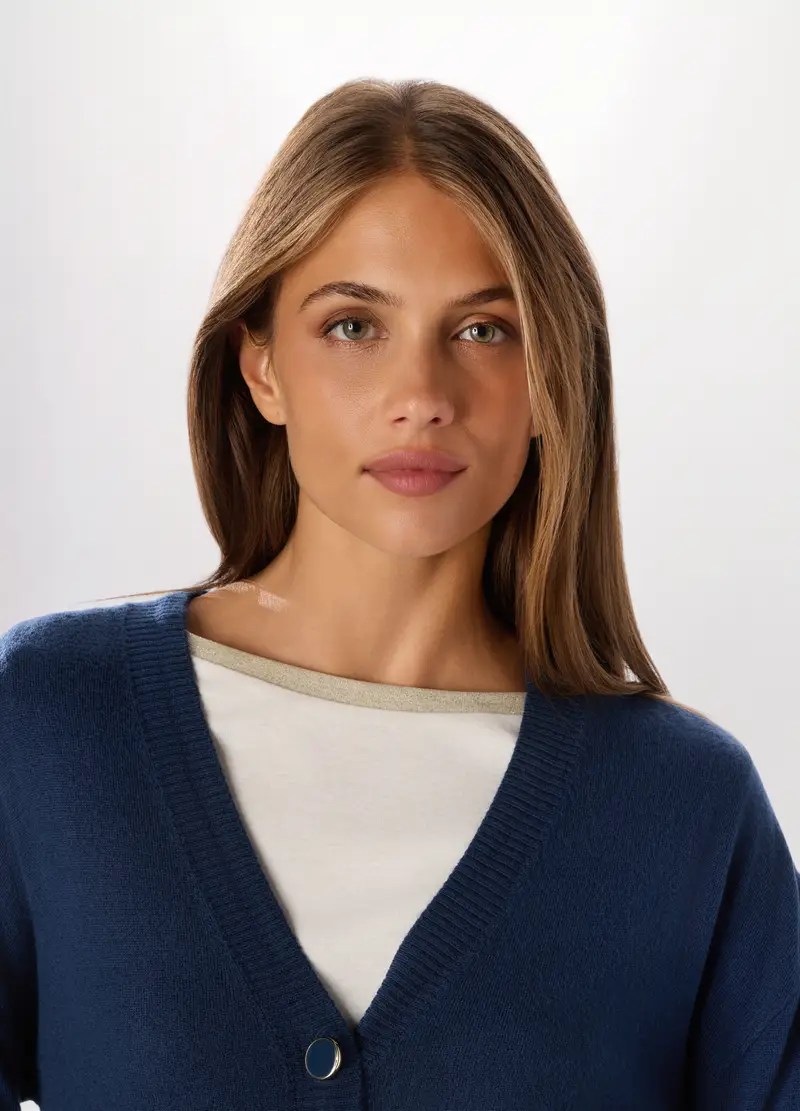 Upim Cardigan Donna Blu 4252537 miniatura 3