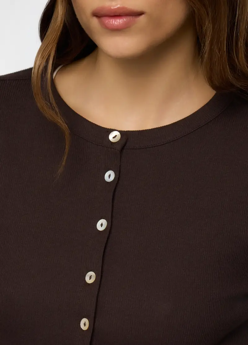 Upim Cardigan Donna Marrone 4350420 miniatura 3