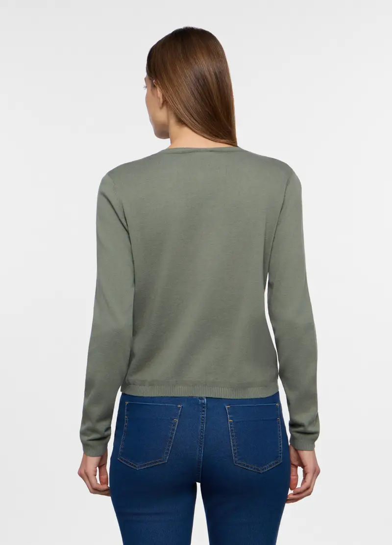 Upim Cardigan Donna Verde 4223323 miniatura 2