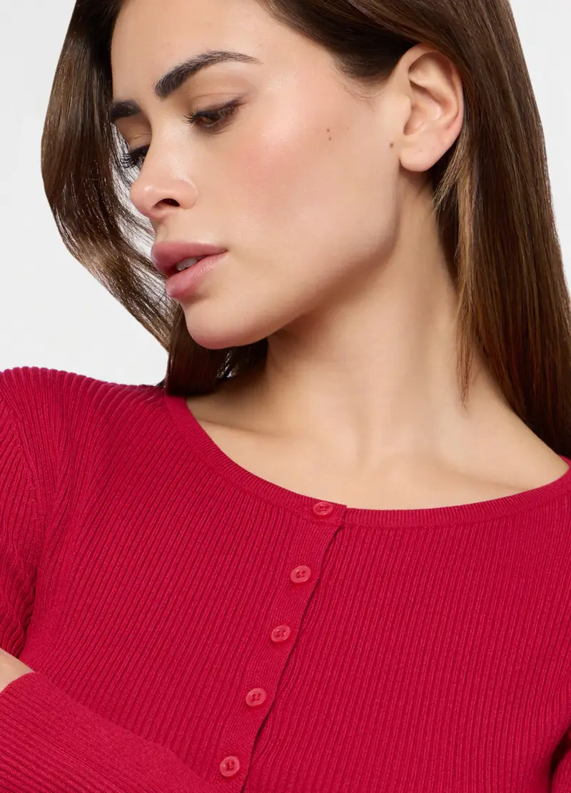 Upim Cardigan Donna Rosso 4253541 miniatura 3