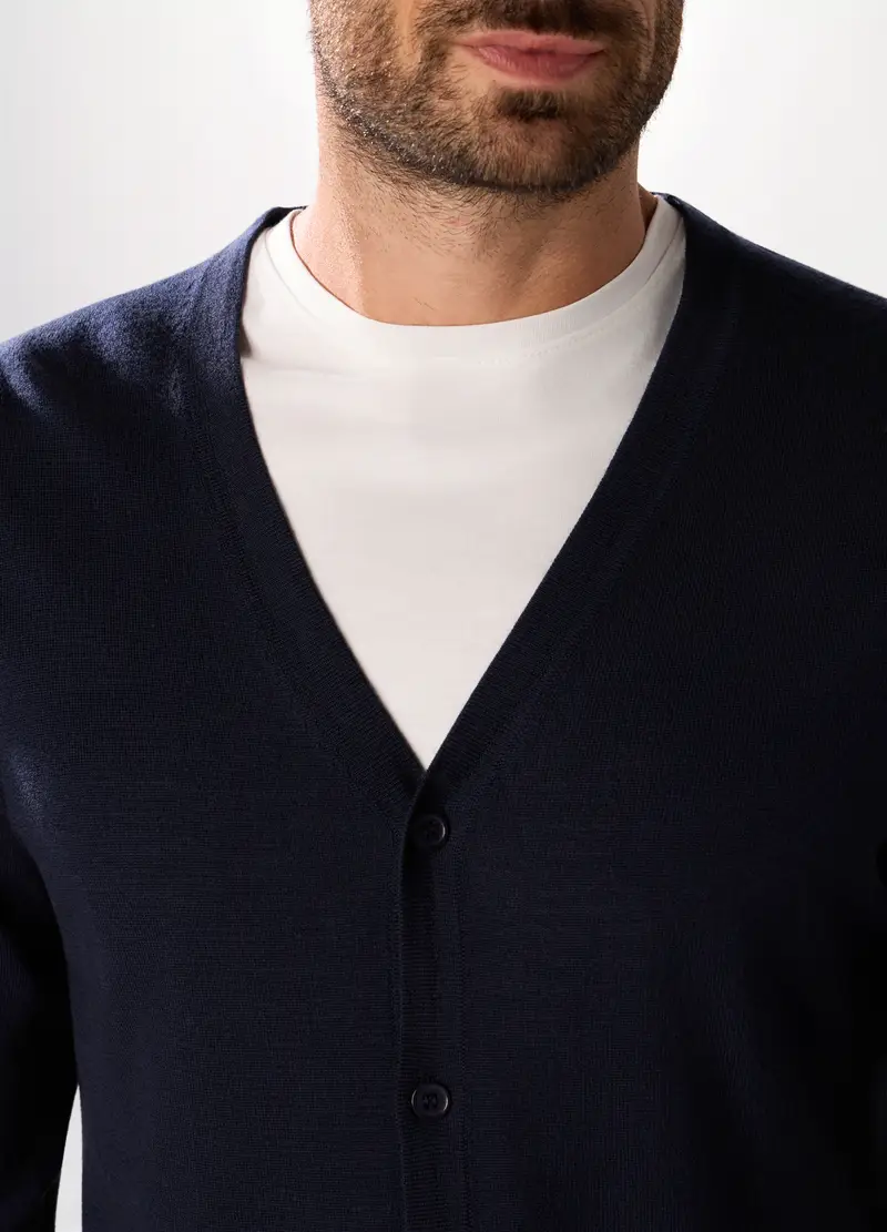 Upim Cardigan Uomo Blu 4288687 miniatura 3