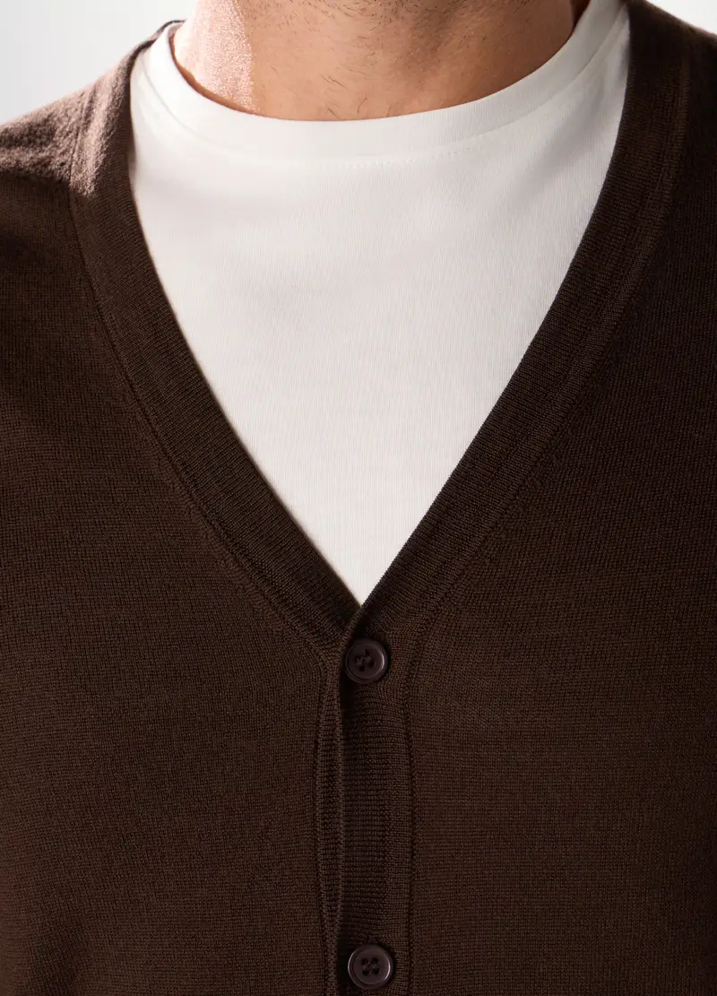 Upim Cardigan Uomo Marrone 1995927 miniatura 2
