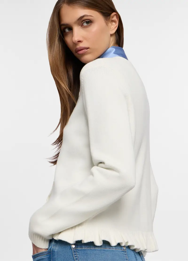 Upim Cardigan Donna Bianco 4133924 miniatura 3