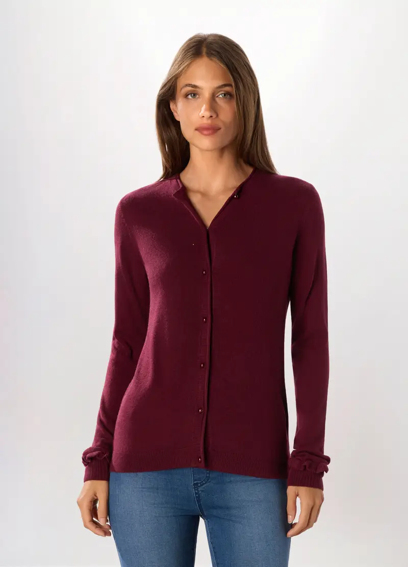 Upim Cardigan Donna Bordeaux 4252535